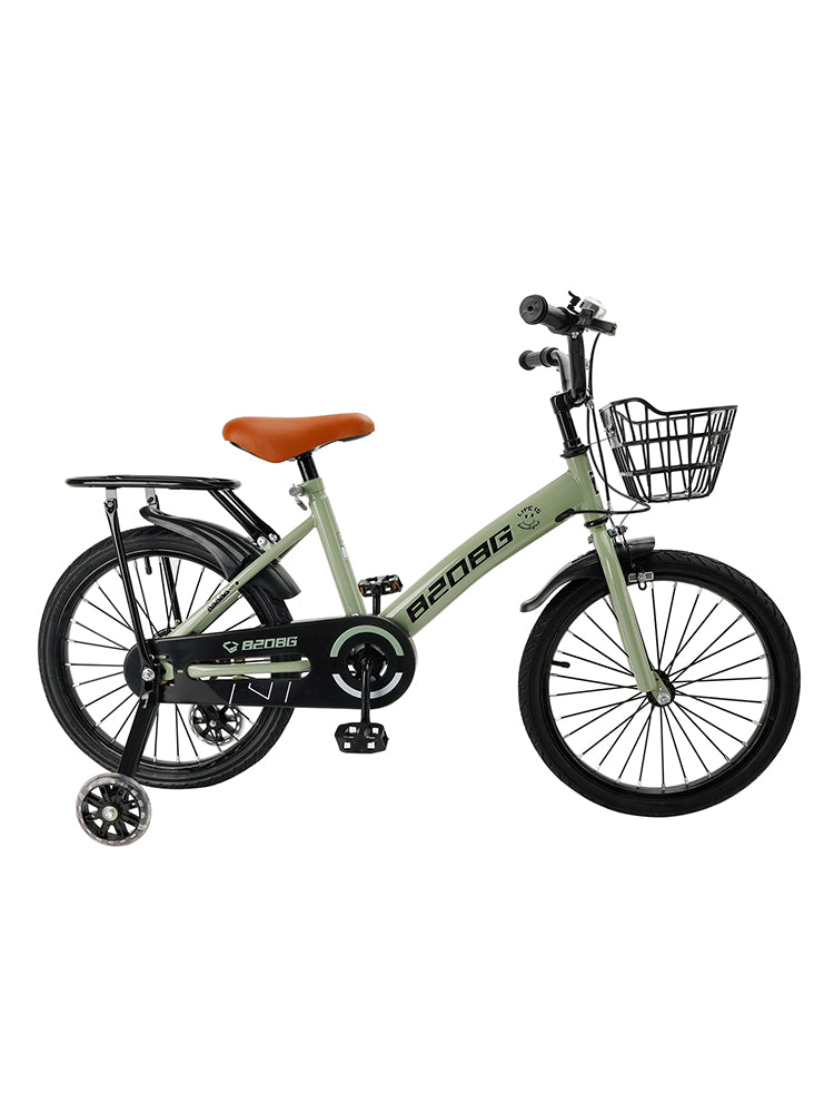 18 Inch Children's BMX Bicycle with Stabilizer Wheels Designed for Ages 7-9