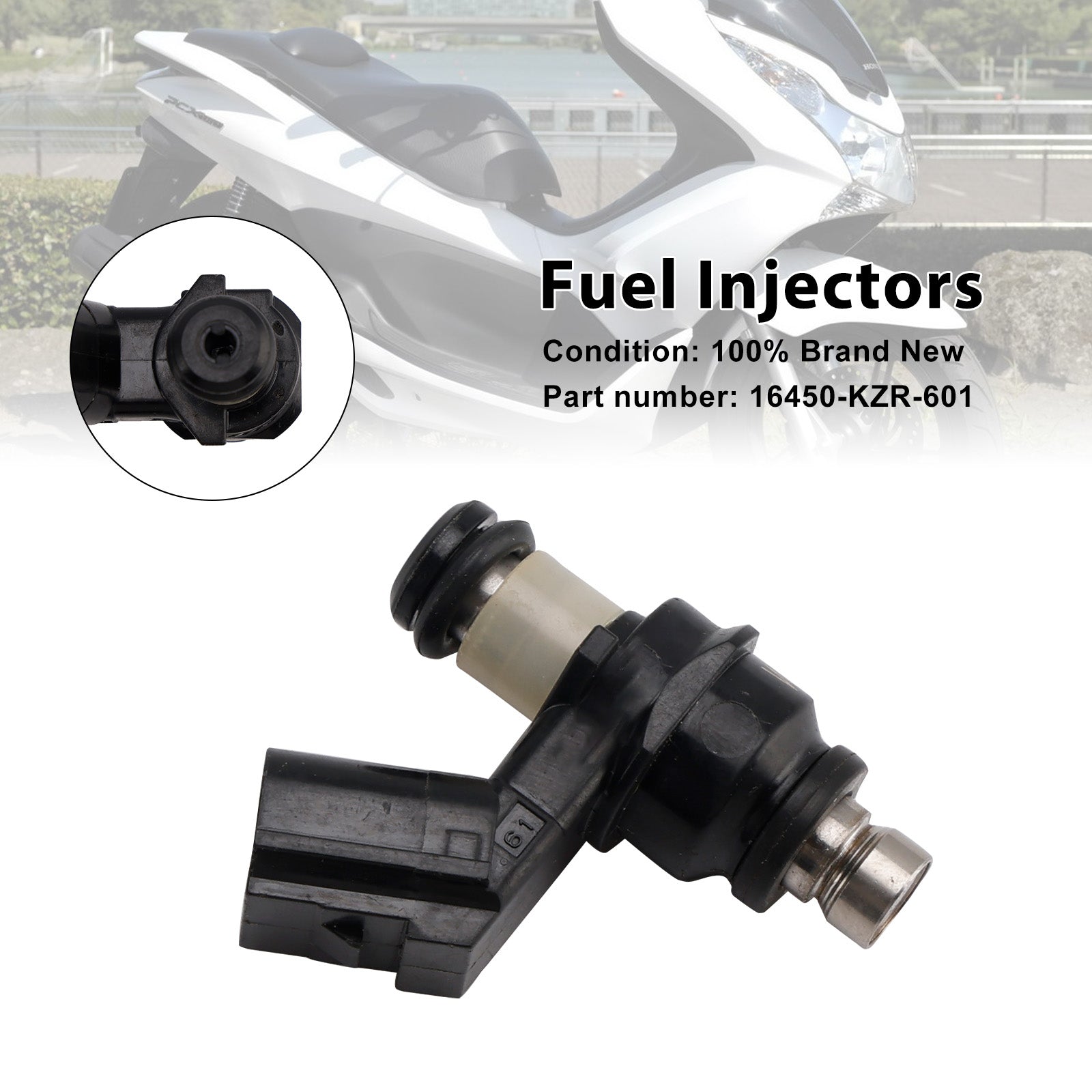 Honda PCX 2012-2014 SH125 2013-2016 Fuel Injector Assembly Part 16450-KZR-601