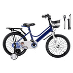 16" and 18" Youth Bike with Stabilizer Wheels, Front Basket and Luggage Rack