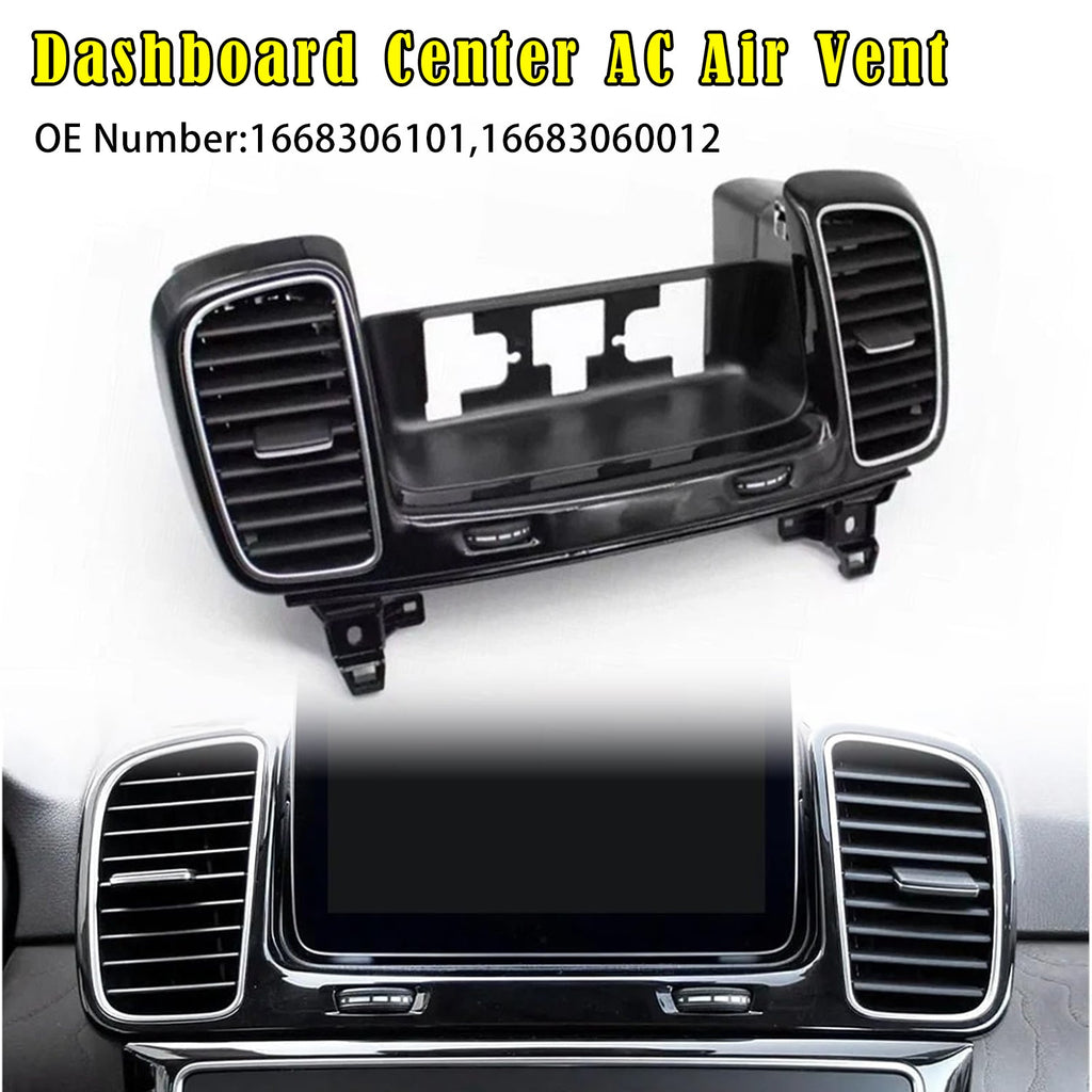 Dashboard Air Vent Center Grille Panel for Mercedes-Benz GLE GLS W166 W292 16683060012 2016-2019