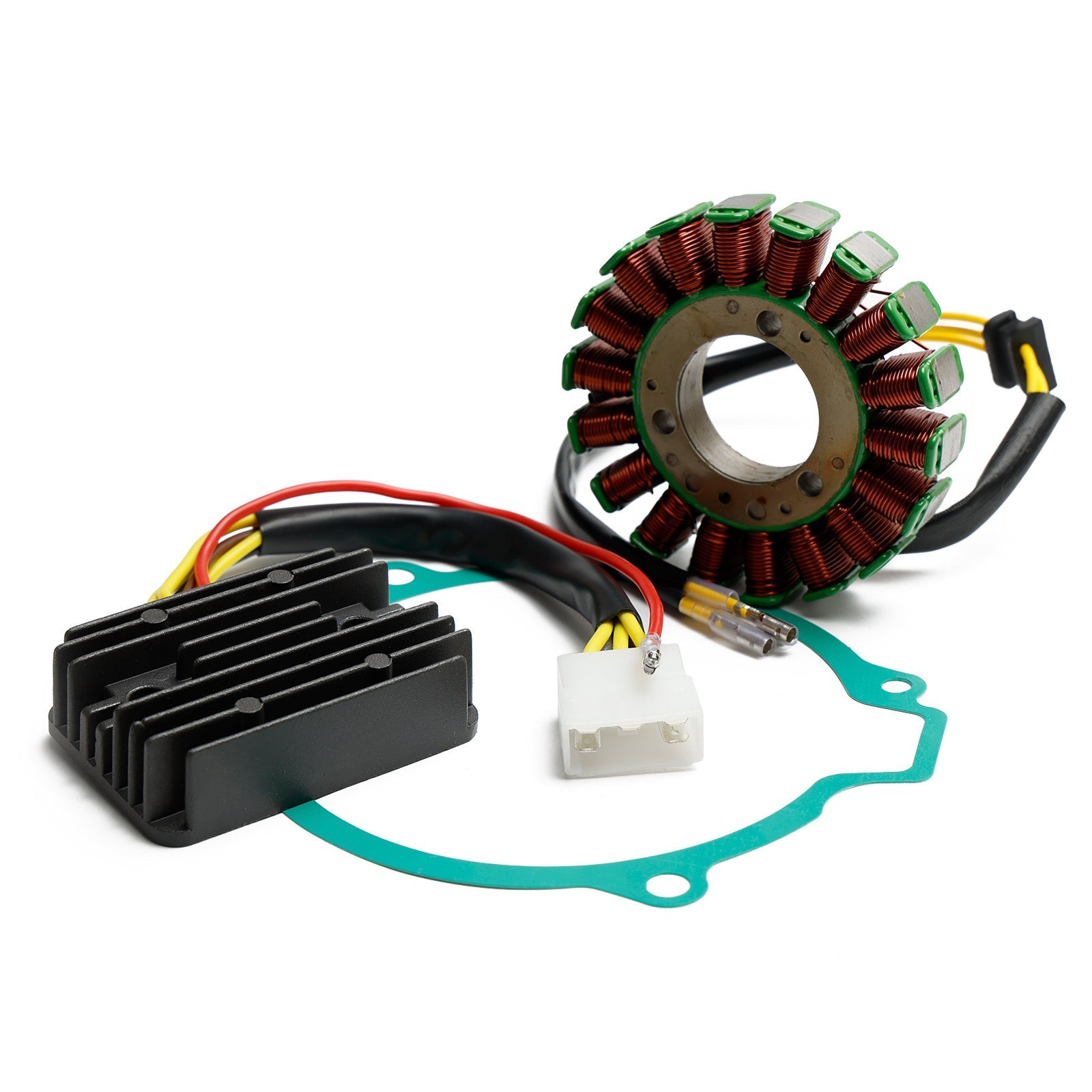 1982 Kawasaki KZ550-A3 KZ1000 LTD KZ1000-K2 Stator Magneto Assembly with Voltage Rectifier and Gasket