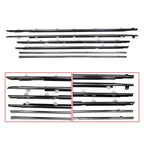 Toyota Land Cruiser FJ80 1991-1997 6PC Door Belt Trim Molding Parts 75710-60011 75720-60011