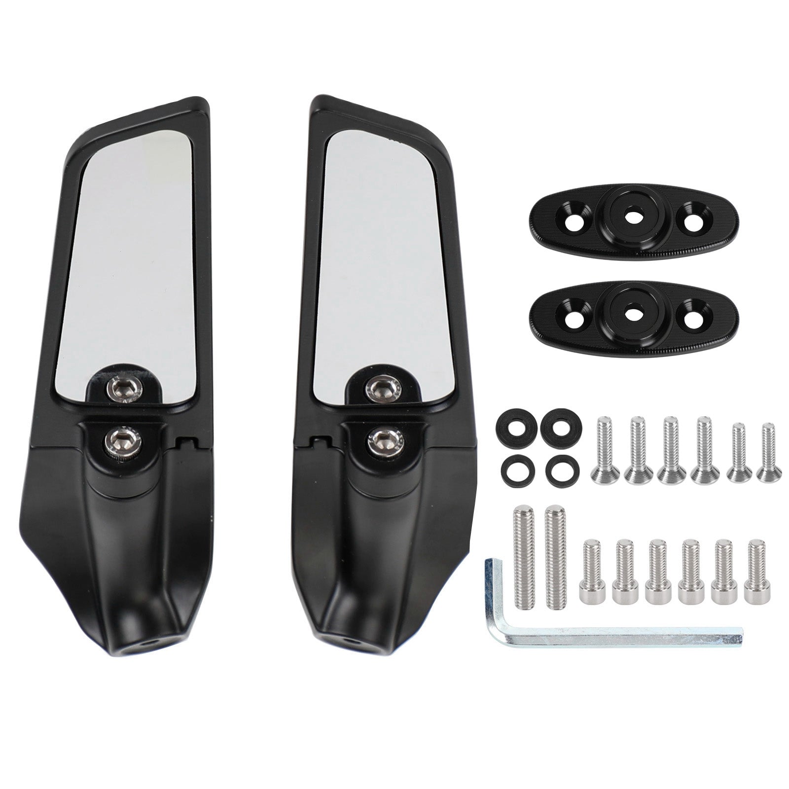 Suzuki GSXR 600/750/1000 2000-2019 Performance Adjustable Wing Fin Mirrors