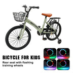 18 Inch Children's BMX Bicycle with Stabilizer Wheels Designed for Ages 7-9