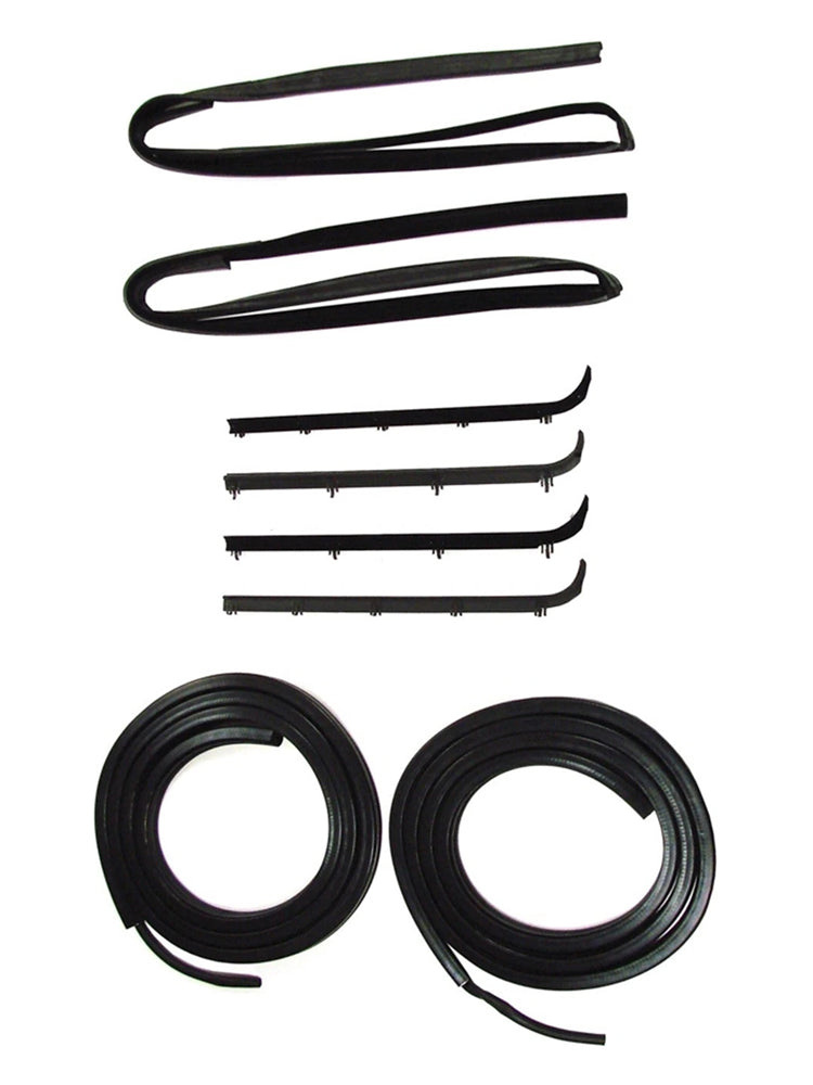 1997 Ford F250 Front Door Weatherstrip and Window Sweep Seal Kit 8PC