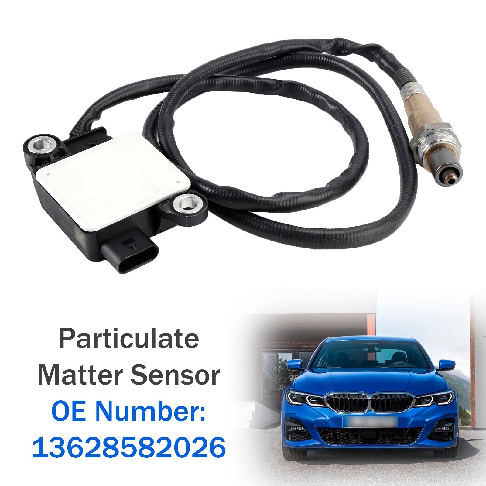 03/2019-on BMW 3 (G20, G80, G28) 330 d Saloon Diesel Particulate Matter Sensor 13628582026