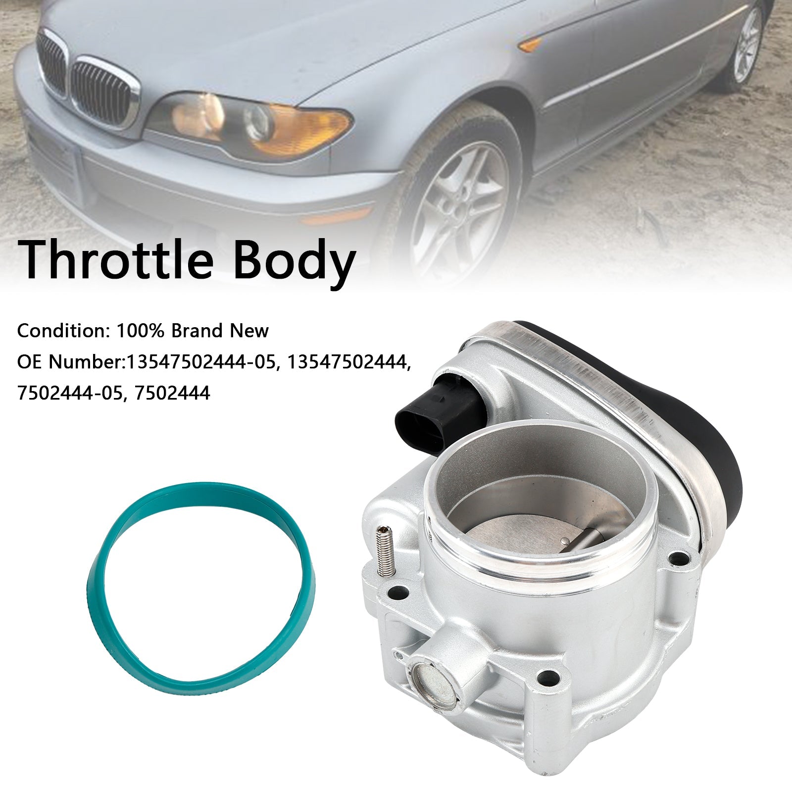2001-2006 BMW 525I 2.5L I6 Throttle Body 13547502444