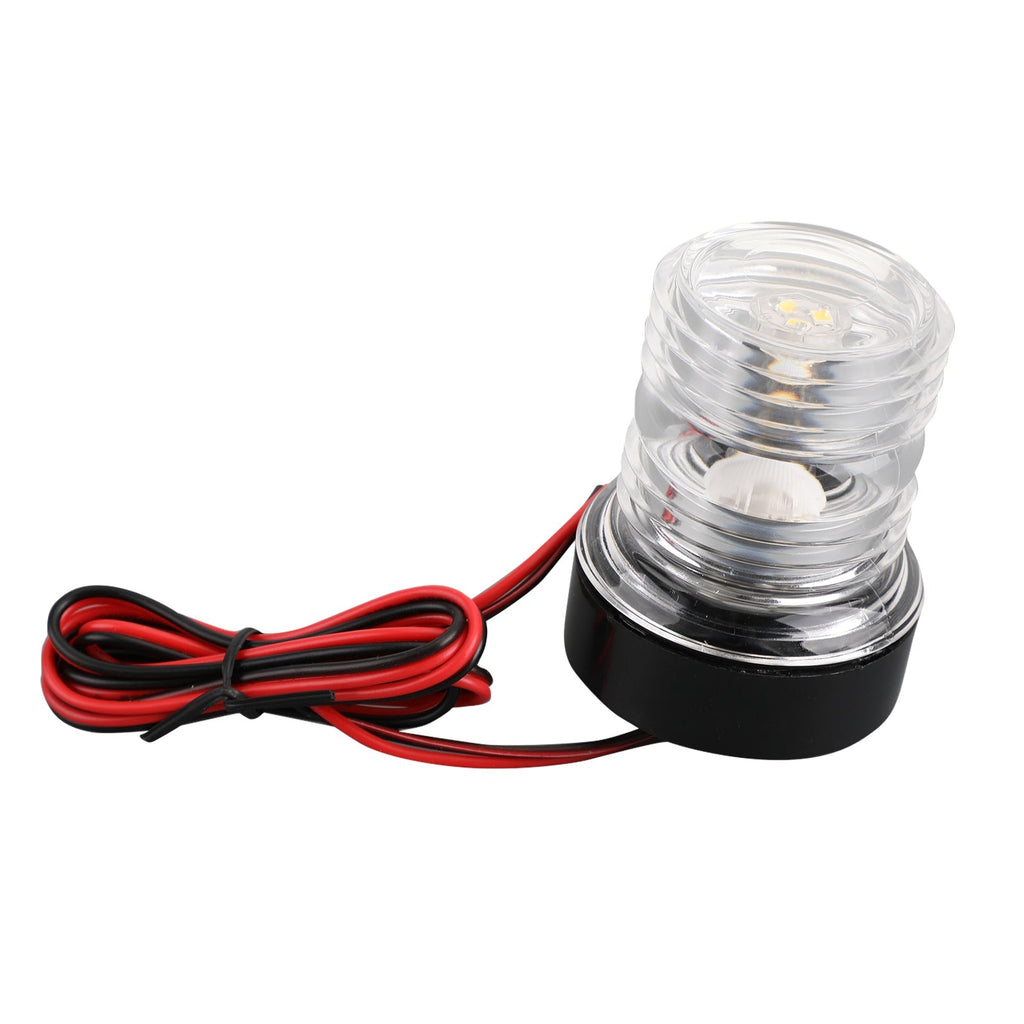 12V Round LED Anchor Navigation Lamp Marine Signal Light for Vessel Boats