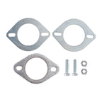 Exhaust Pipe Repair Flanges Steel 2.5" 64mm Joint Connectors with Hardware