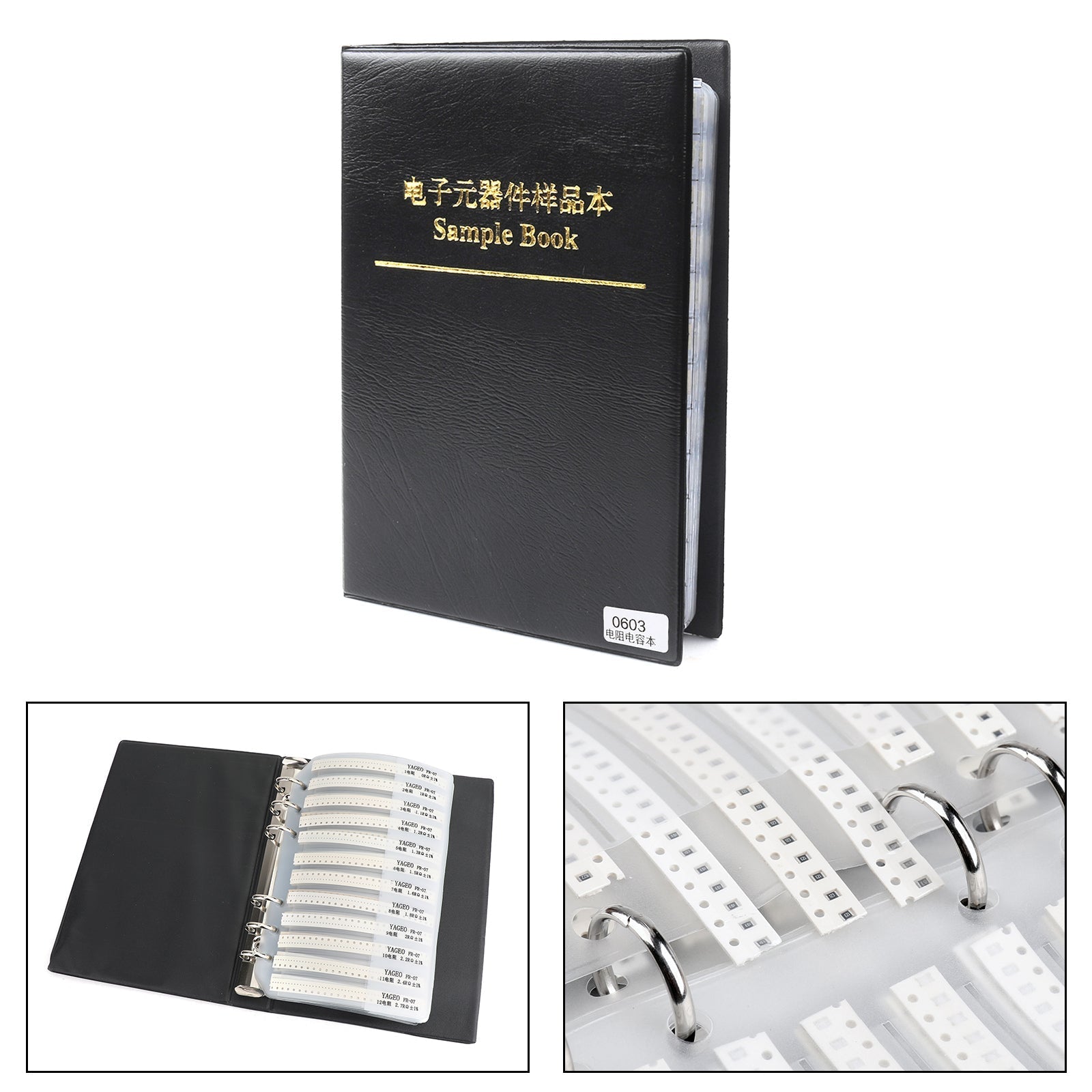 170 Values 1% SMD Resistor Capacitor Assortment 0201 0402 0603 0805 1206 Sample Collection
