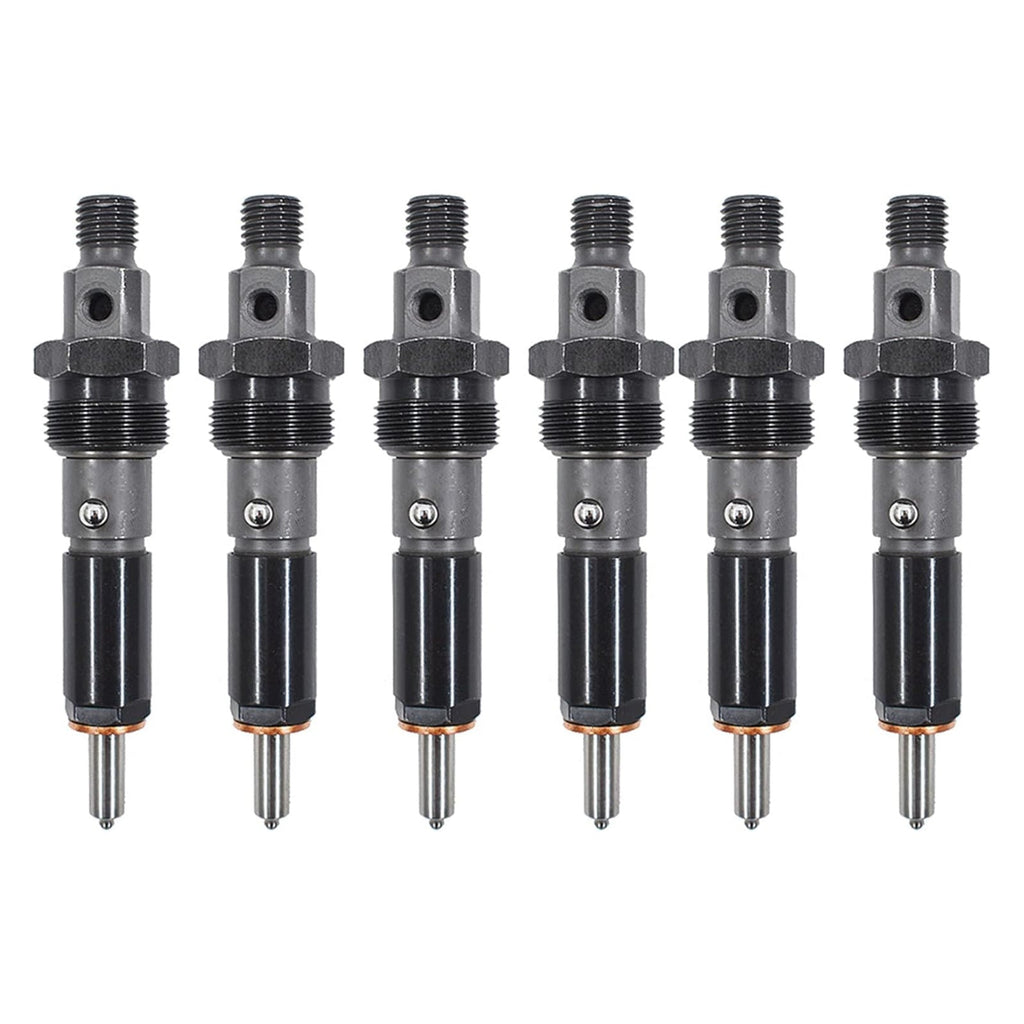 6-Piece Fuel Injector Kit 0432131837 Dodge D250 D350 1989-1993 Cummins 5.9L 12 Valve