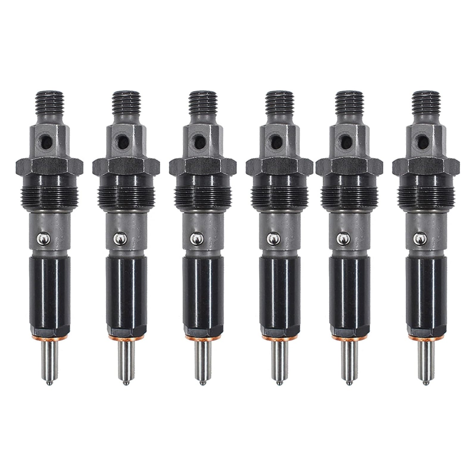 6-Piece Fuel Injector Kit 0432131837 Dodge D250 D350 1989-1993 Cummins 5.9L 12 Valve
