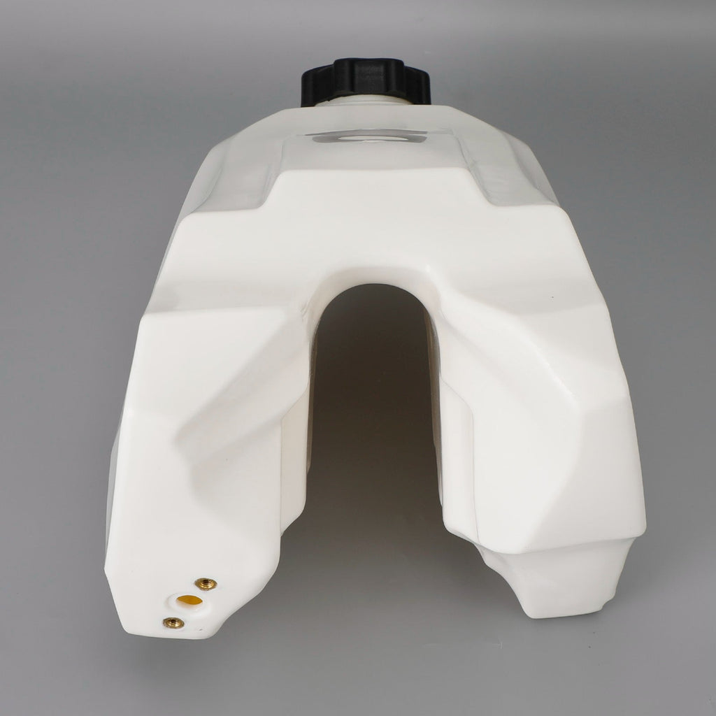 1989-2001 Honda CR500R 3.6 Gal Gas Tank Assembly White with Petcock Valve and Cap