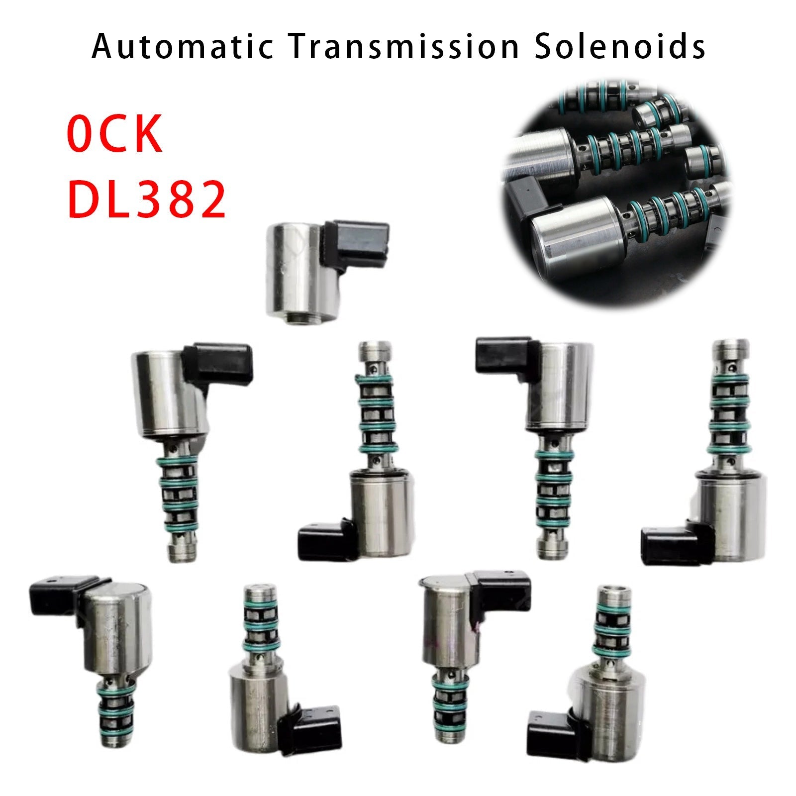 0CK DL382 2013-UP A7 9PCS Automatic Transmission Solenoid Kit