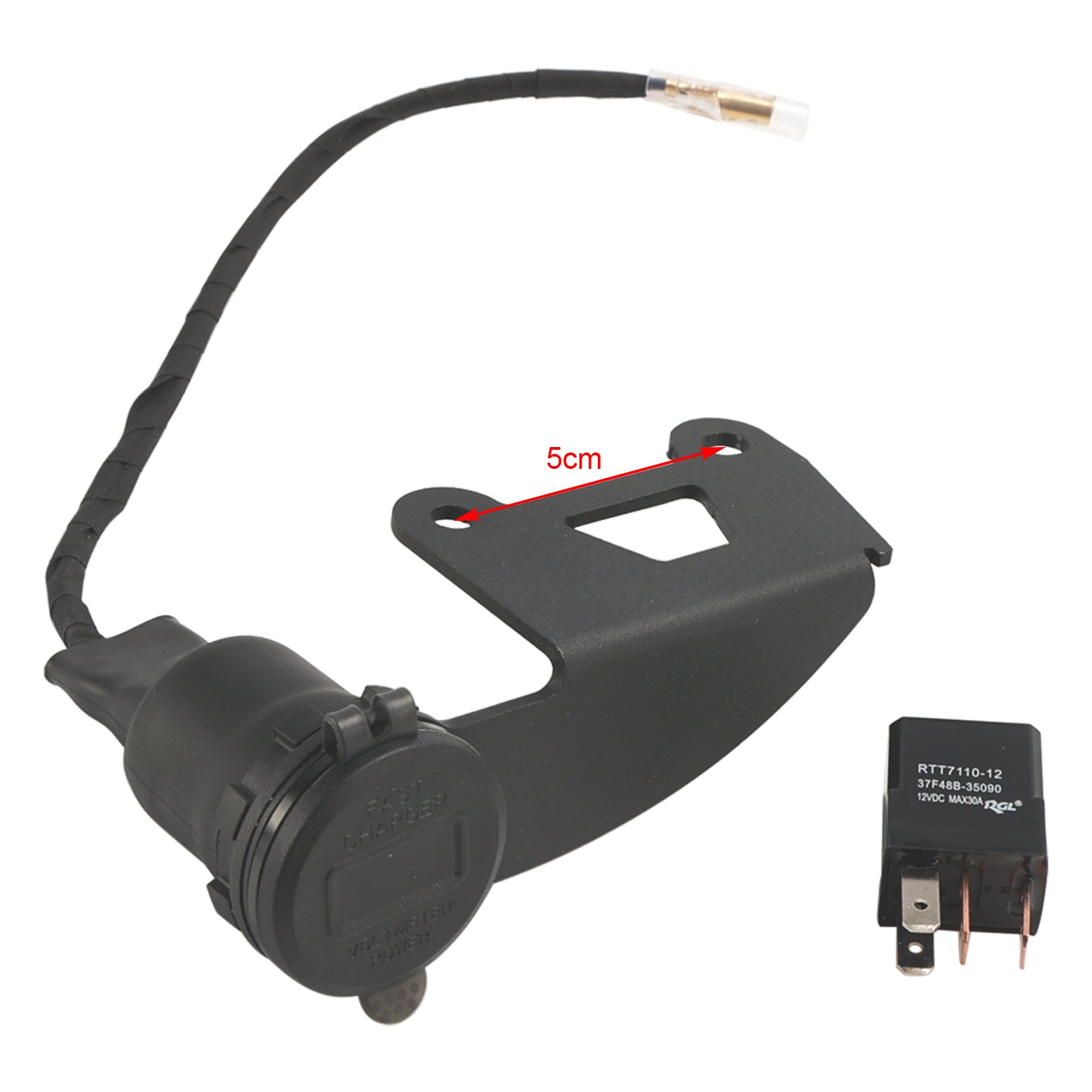 Fast Charging 12V USB-C Socket Adapter for Honda Rebel CMX300 CMX500 2022-2024
