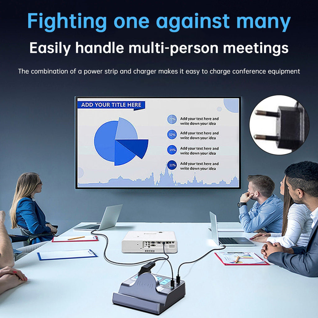 140W Smart Wireless Fast Charging Socket High Power PD100W Notebook QC Charging Mobile Phone Charger EU Plug