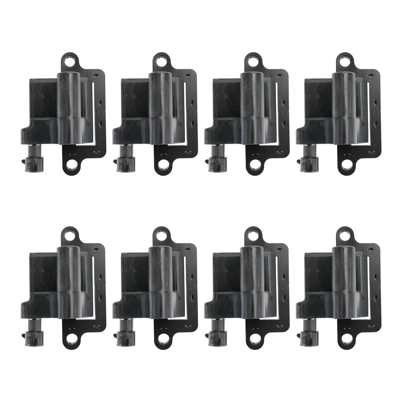 Mercruiser 2001-2007 All Models 8 Pack Square Ignition Coil with Spark Plug Wire Set