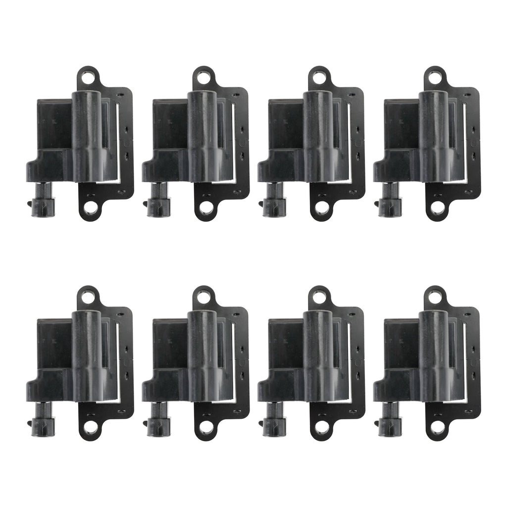 2001-2007 Mercruiser Complete 8 Pack Square Coil Ignition System with Integrated Spark Plug Wires