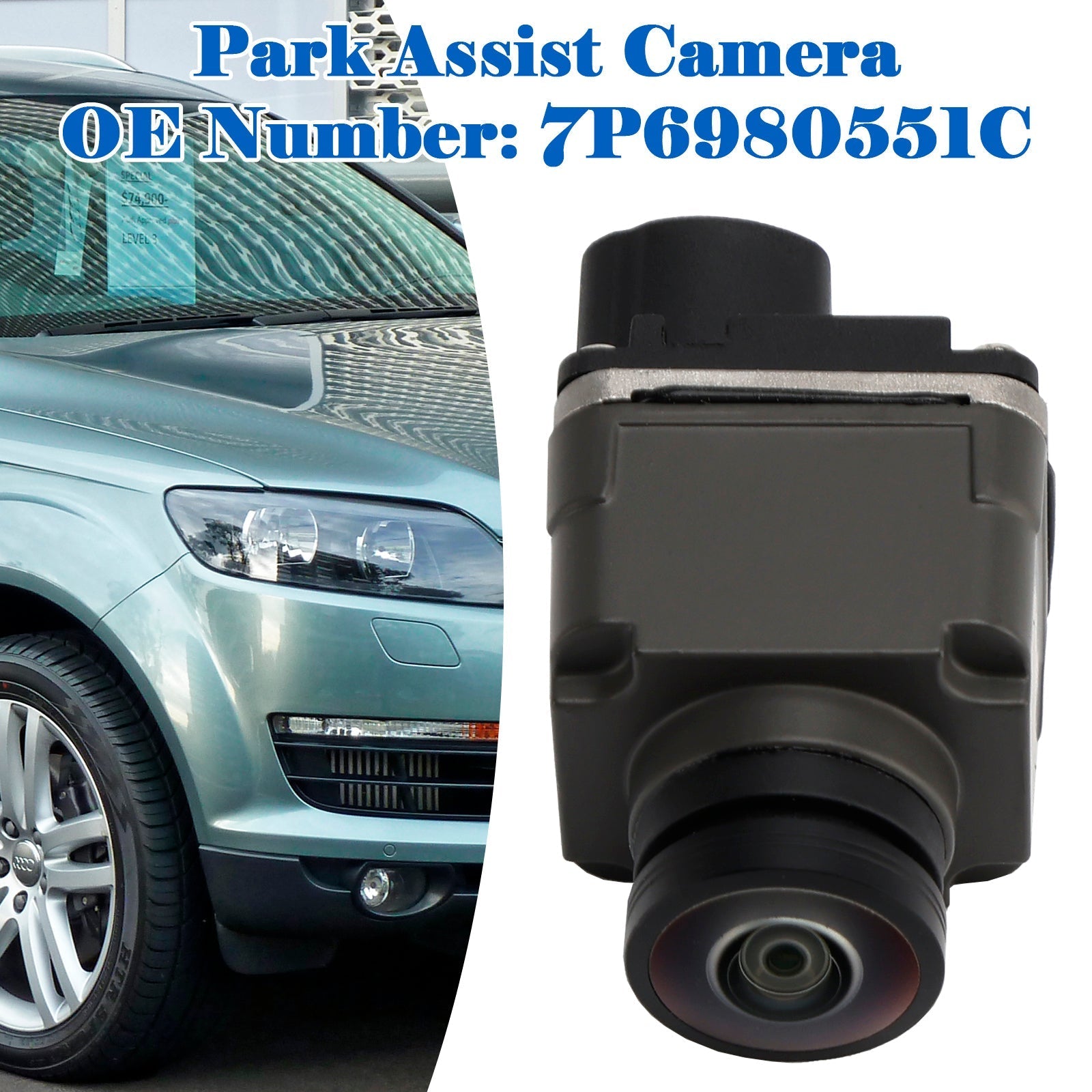01.2010-03.2018 VW Touareg II 7P5, 7P6 204 - 379 PS Park Assist Camera 7P6980551C 7P6980551A