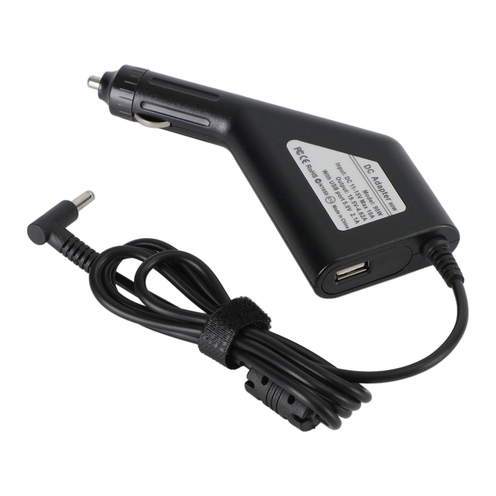 19.5V 4.62A DC Power Adapter Car Charger for HP Envy 14/15 Laptop Computers