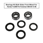 Honda Trx500 FM Foreman 500 Front Wheel Bearing Kit 2005-2013 Dual Side