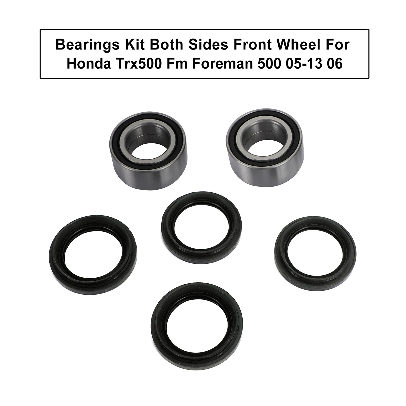 Front Wheel Bearing Set for 06-13 Honda TRX500 FM Foreman 500 Both Sides