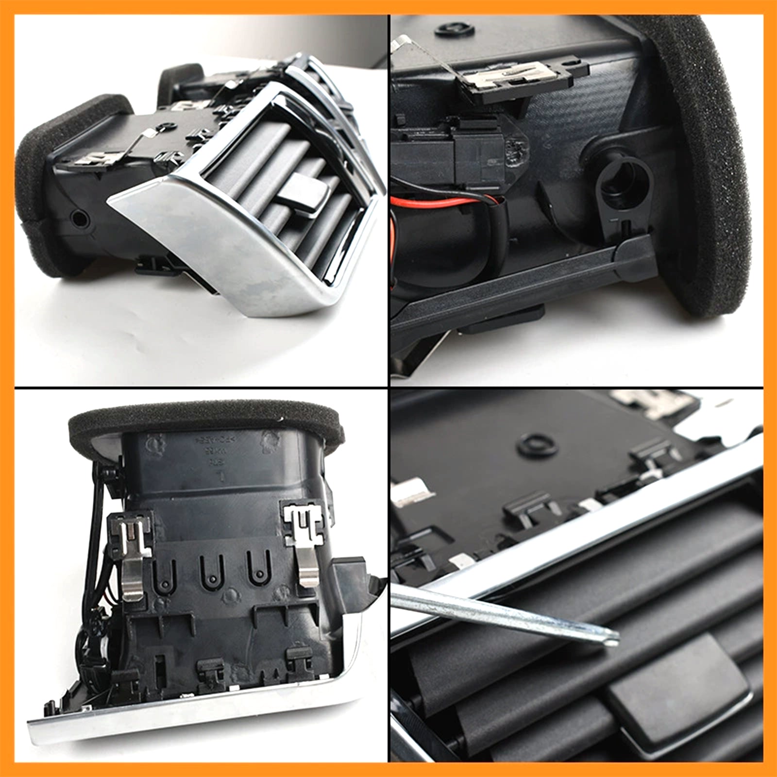 16683002542A17 For Mercedes Benz ML Class (W166) 2013 2014 2015 Front Left+Right Dash Air Vent Grille 2PCS