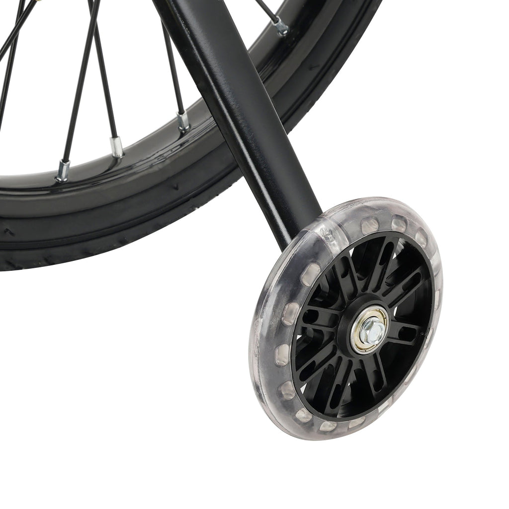 18 Inch Children's BMX Bicycle with Stabilizer Wheels Designed for Ages 7-9