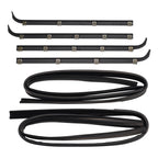 1987-1997 Ford F350 Truck Front Window Sweep 4PCS Door Window Seal Belt Weatherstrip+2PCS Seal Kit