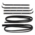 Ford Bronco Window Sweep Weatherstrip Door Seal Belt 4PCS with 2PCS Weatherseal Kit 1987-1996