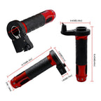 12V Motorcycle Heated Handlebar Grips 22Mm Alu Universal Warmer Gold Generic