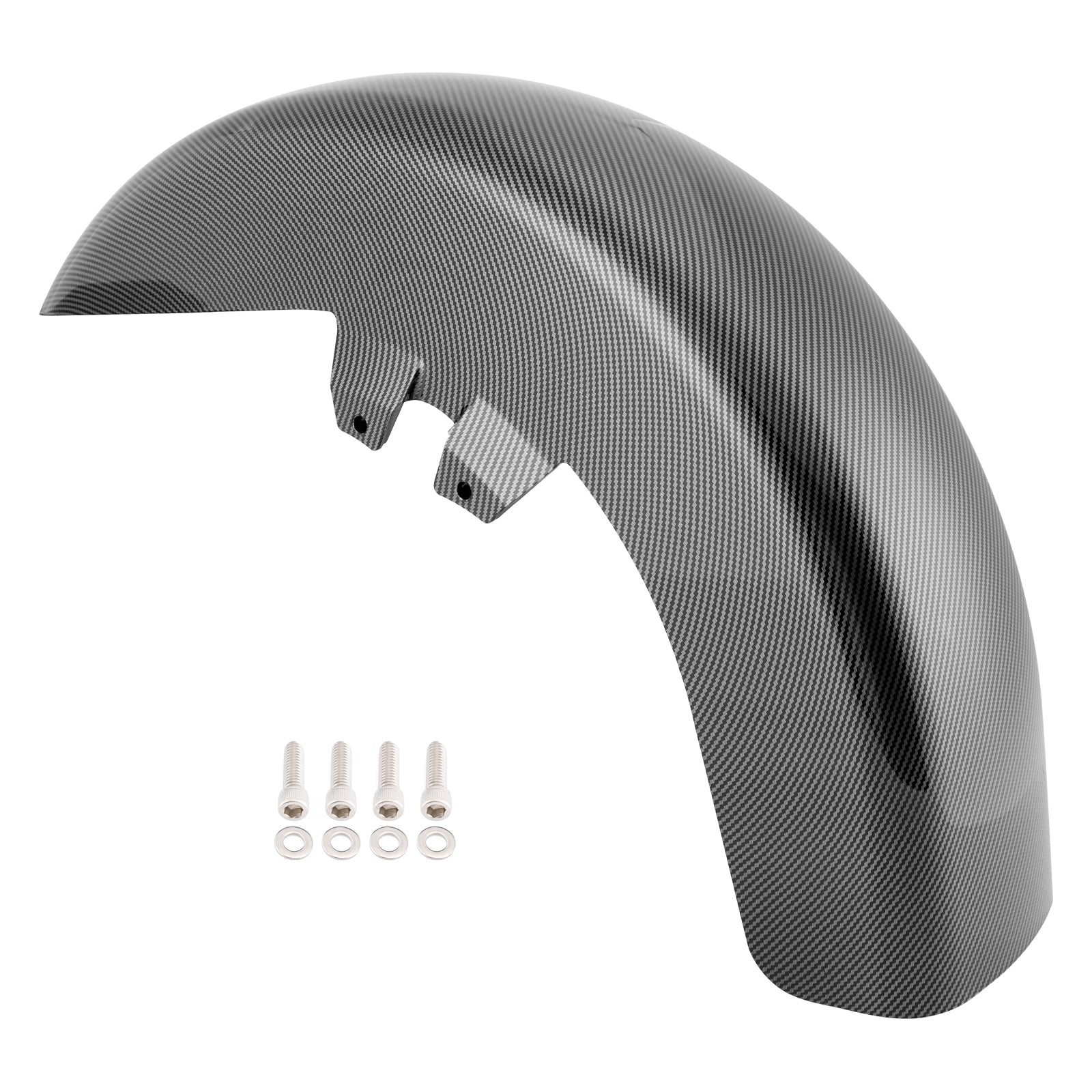 Black Front Fender ABS Compatible with 1989-2013 Harley-Davidson Road King Street Glide Touring