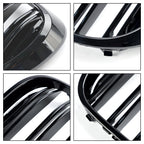 BMW 7 Series G11 Long-Wheelbase Pre-Facelift 2-Slat Black Front Kidney Grille 2015-2019