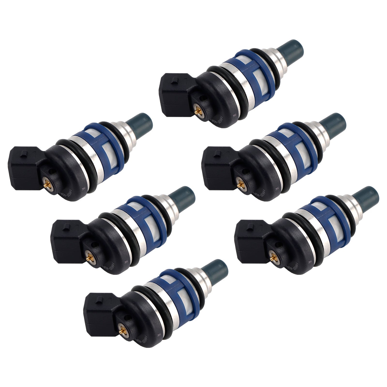 Nissan 300ZX Z32 1989-1996 Turbo 3.0L V6 6-Piece Fuel Injector Set 16600-40P07