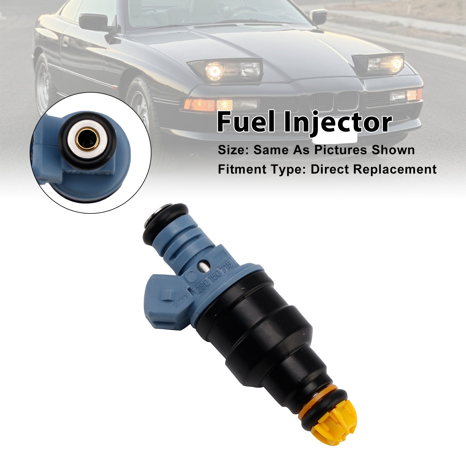 1 Piece BMW E30 E36 3 Series Fuel Injector 1.8L 2.5L 1987-1997 0280150715