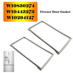 2 Pack Maytag W10830274 Freezer Gasket Seal Door Replacement W10443273 W10294127