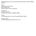 Cummins 5.9 Dodge 1989-2002 12/24V STD Main Rod Bearing 3969562 3802070