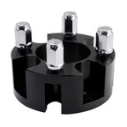 Black Wheel Spacer Kit 2" Lug Nuts Compatible Yamaha EzGo Club Car Golf Carts
