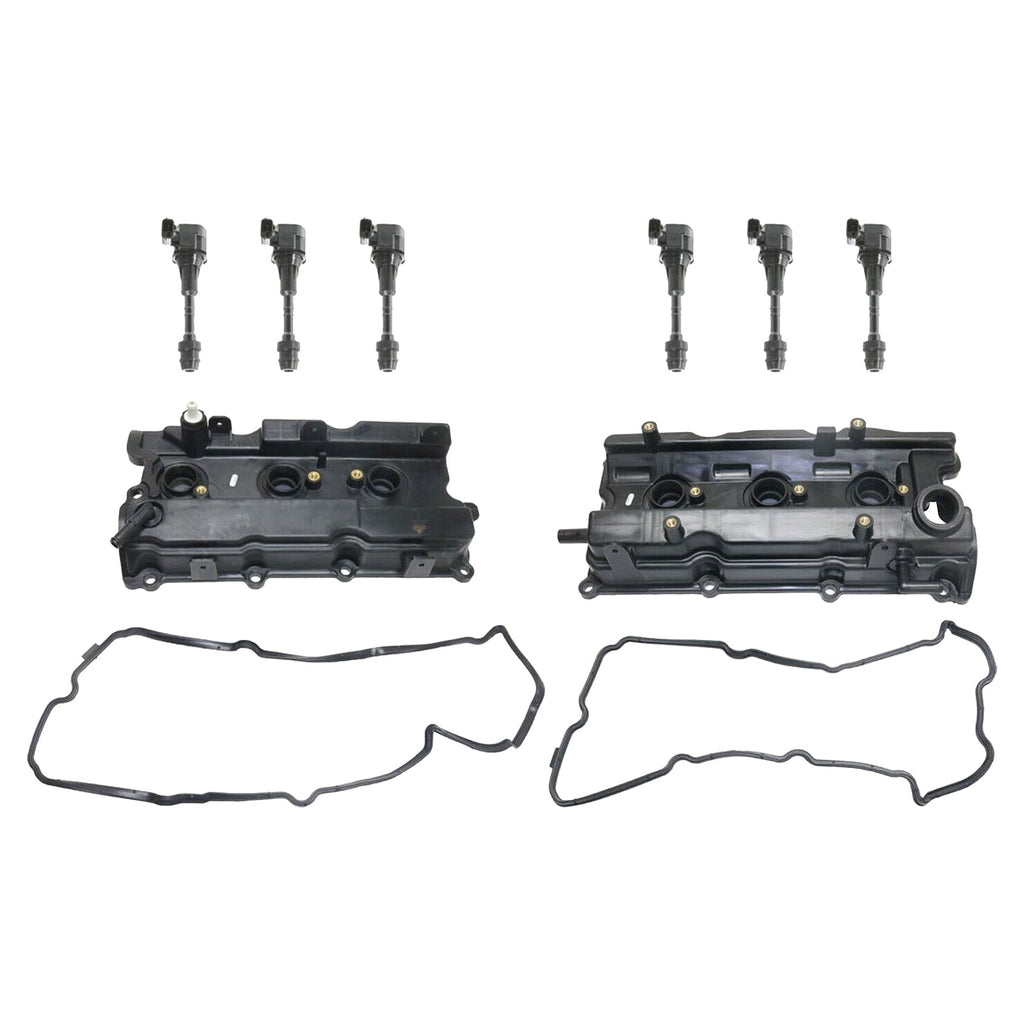 Infiniti I35 2002-2004 Engine Ignition Coil UF-349 Valve Cover Gaskets Complete Kit 132648J102