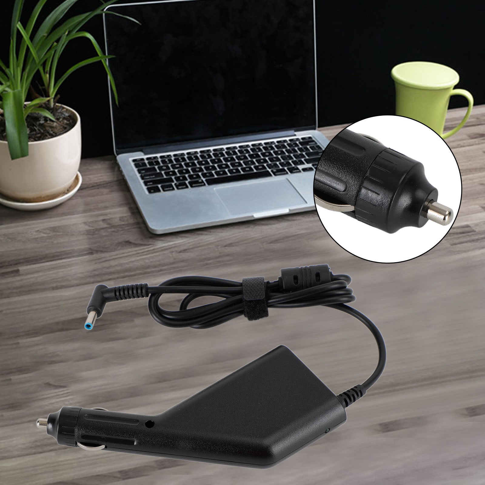 19.5V 4.62A DC Power Adapter Car Charger for HP Envy 14/15 Laptop Computers