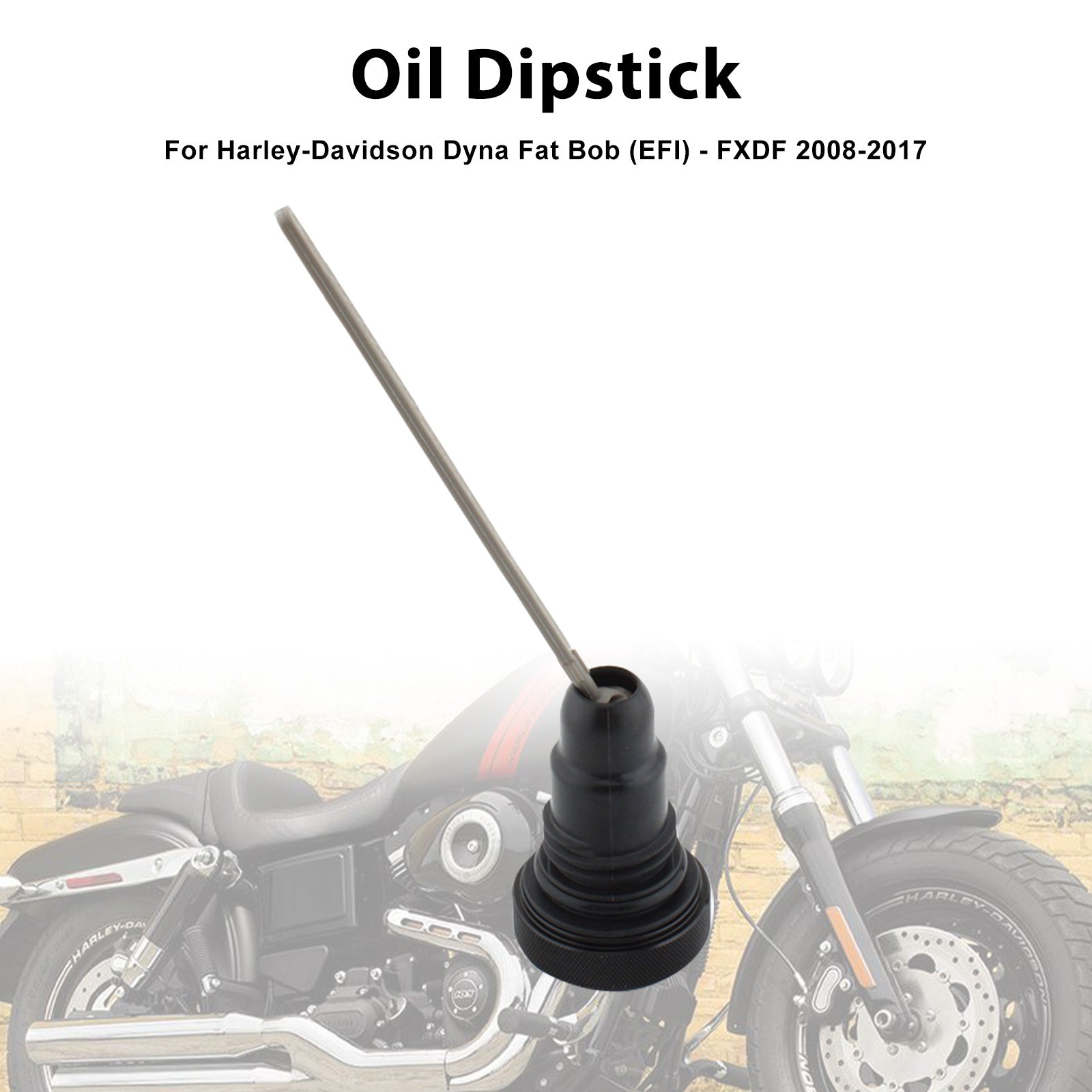 0710-0153 FXD Dyna Engine Oil Dipstick Cap Plug 2006 to 2017