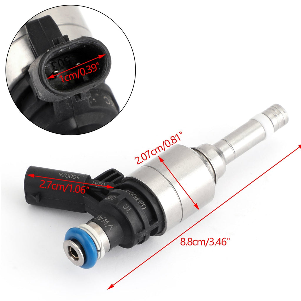 Single Fuel Injector Compatible with Audi A4 A3 A5 TT VW T5 Eos CC 2.0 Turbo Engine 0261500076