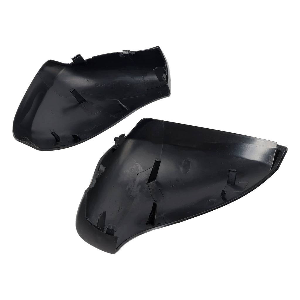 Peugeot 207 Hatchback Rearview Mirror Covers Matte Black Housing 2006 2007 2008 2009 2010 2011 2012 2013 2014 2015