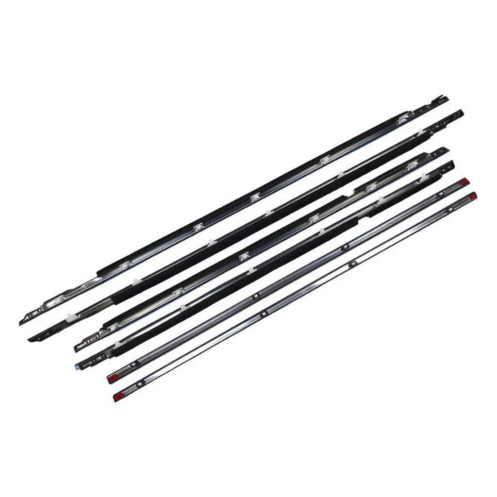 1996-1998 Lexus LX450 FZJ80 Door Belt Molding Trim Set 6 Pieces OEM Parts 75710-60011 75720-60011