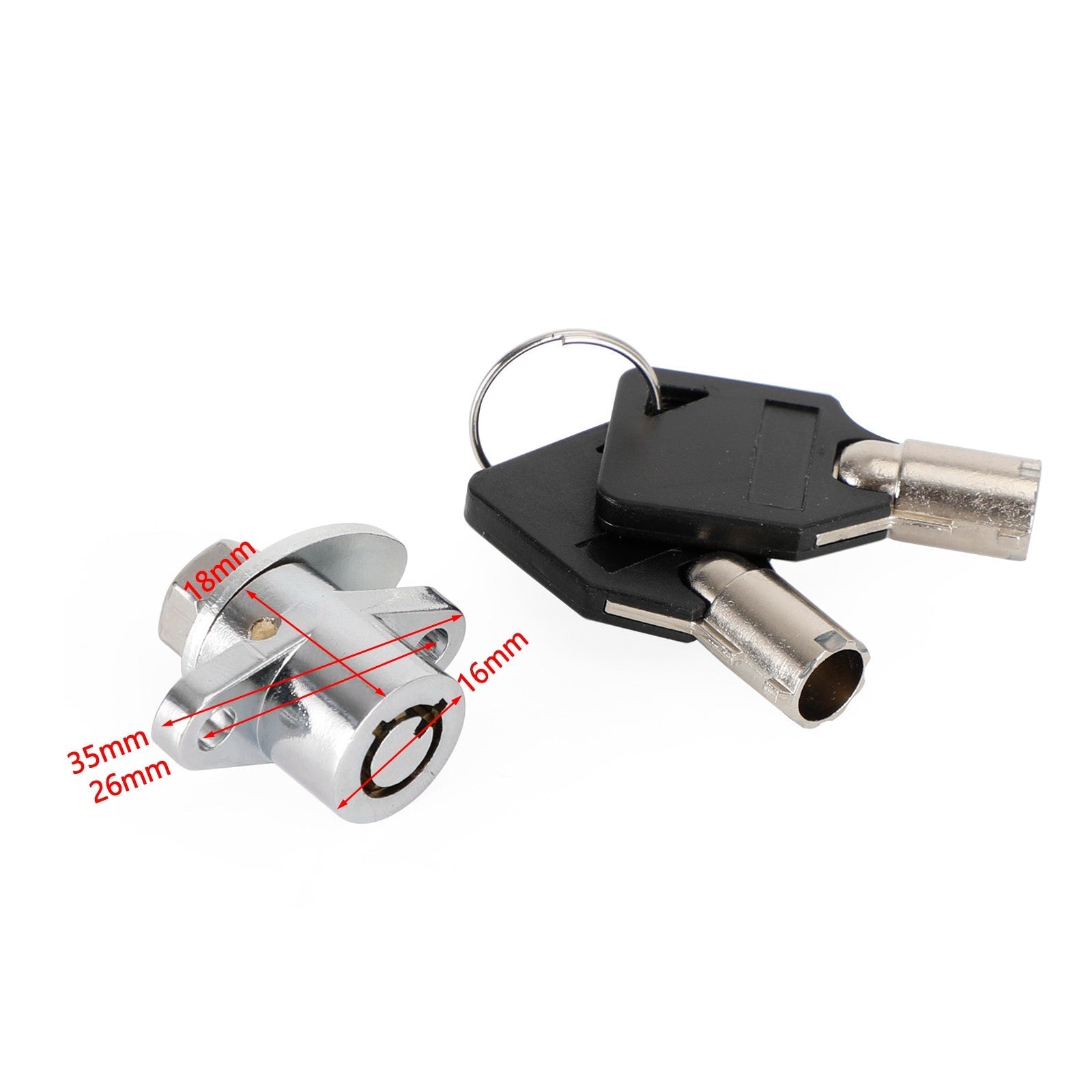 Saddlebag Lock and Key Set for 1993-2013 Harley Touring Electra Street Glide Road King Models