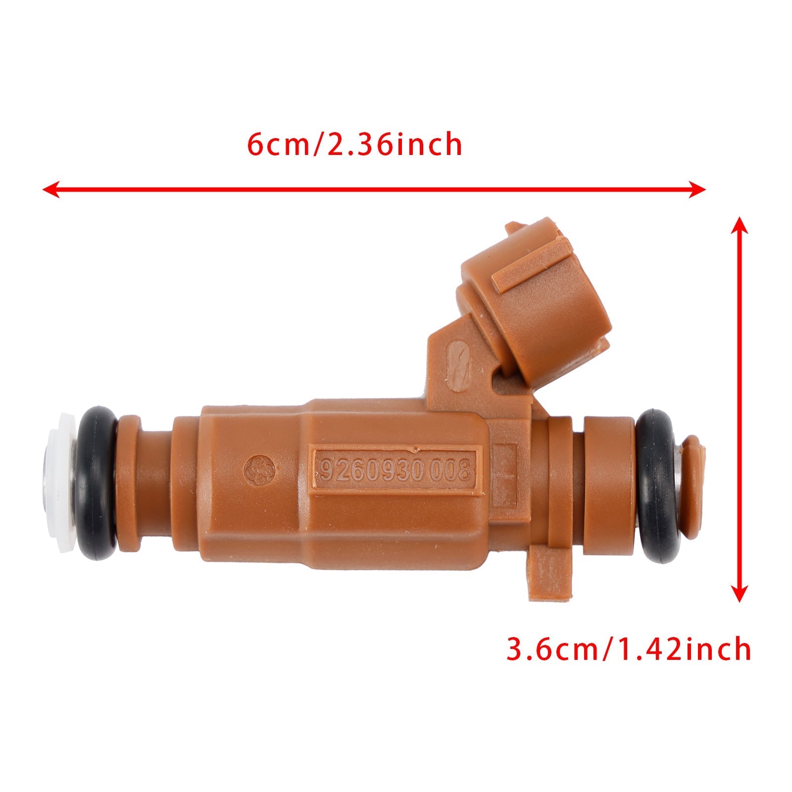 Kia Spectra Sephia 98-04 1.8L Fuel Injector Single Unit Part Number 9260930008