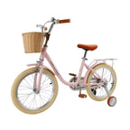 18 Inch Child's Bicycle with Basket for 7-9 Year Old Boys and Girls