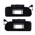 1997-2004 C5 Corvette Black Sun Visors with Vanity Mirrors Pair Shaded