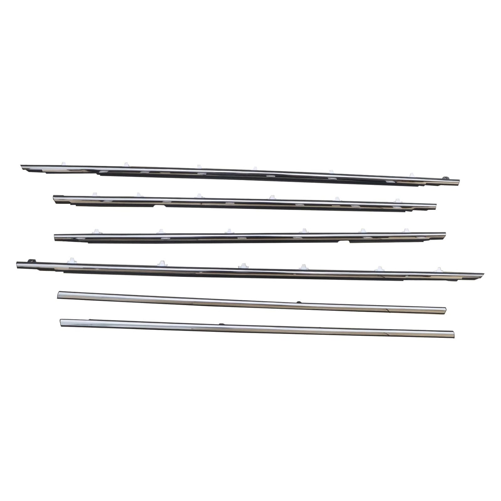 Lexus LX450 FZJ80 1996 1997 1998 6-Piece Door Molding Belt Weatherstrip 75710-60011 75720-60011