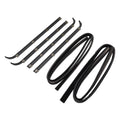 1987-1996 F150 Front Window Seal Belt Weatherstrip 4PC with Door Window Sweep 2PC Seal Kit